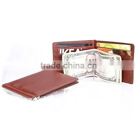 Supply American Leather Money Clip Wallet and Multi-function Money Clip
