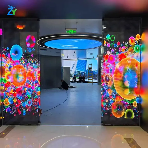 Flexible Soft Magnet Front Service P1.8 P2 P3 P4 Module for LED Display Screen Video Wall Pantalla Cylinder Panel Poster Banner photo-6