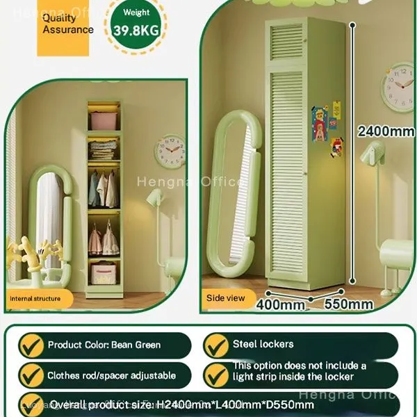 Moisture Resistant Commercial Steel Wardrobe Locker | with adjustable shelves | For University Design