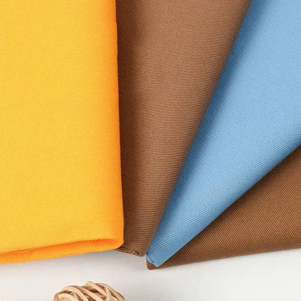 Dyed T/C 90/10 Workwear Uniform Fabric 21x16 120x60 190-240 Gsm TC Twill Fabric 100% Cotton Fabric