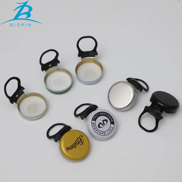 Aluminium Ring Pull Caps-Eco-Friendly & Durable 26mm Industrial Use Customizable for Bottles