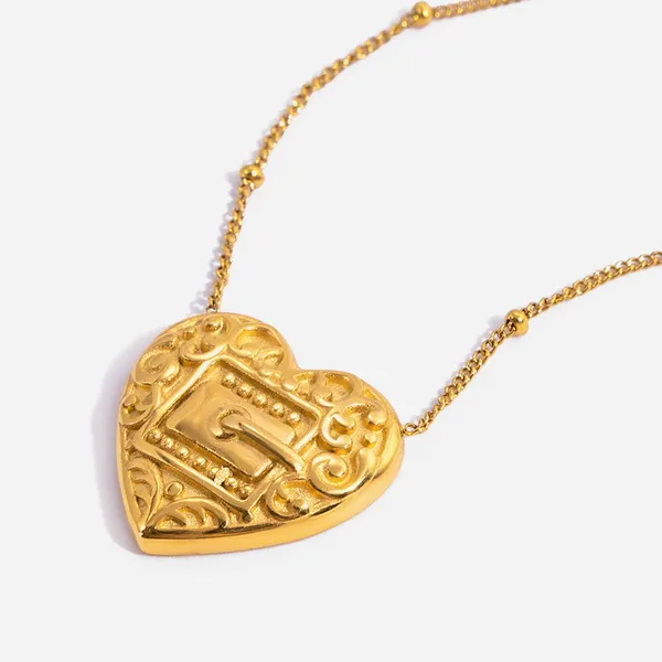 Custom 18K Gold Plated Round Stainless Steel Rhinestone Charm Necklace - Fashion Jewelry photo-4