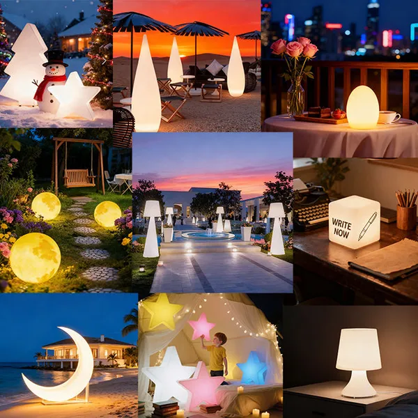 Modern LED Waterproof Drop Shape White Shade Floor Lamp Art Deco Design for Indoor/Outdoor Use 3000/4000/6000K photo-4