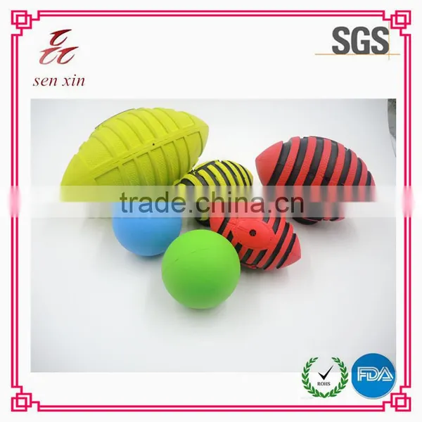 Interactive Squeaky Rubber Ball for Dogs photo-3