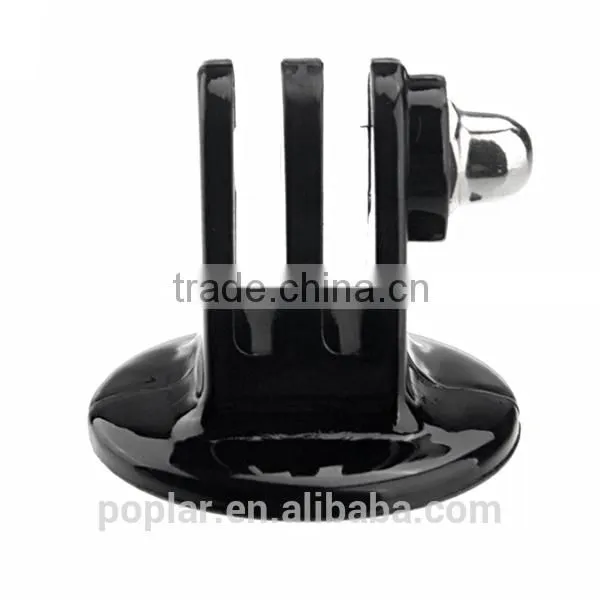 Poplar Monopod Tripod Mount Adapter Plastic Black Color Tripod Adapter Gopros photo-4
