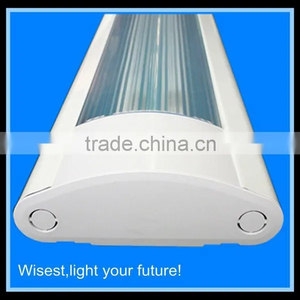 t8 double tube fluorescent light fixture 2x36w