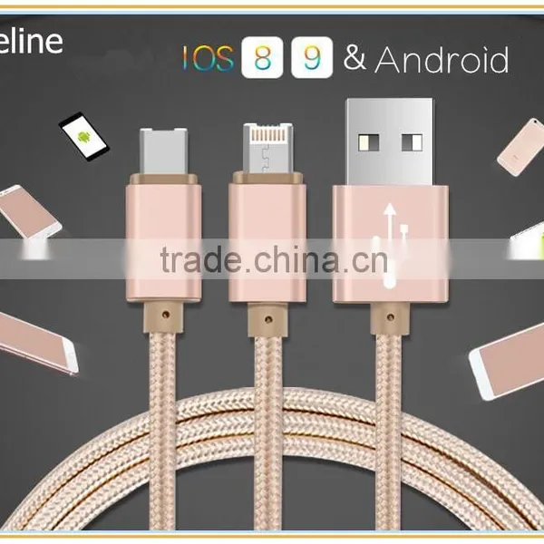 Dual Sided Differ OTG Plug Cotton Weave Cable for MOTO X/E/G photo-6