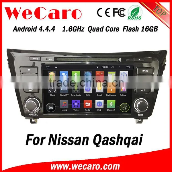 Wecaro in Dash Touch Screen Android 4.4.4 Car Multimedia Dvd Player Navigation System for Nissan Qashqai Radio Dvd photo-5