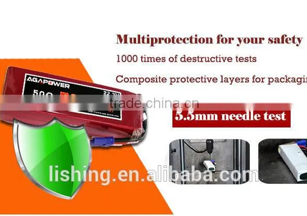AGA POWER High Capacity Power Battery Long Cycle Life 50C 5200mah Li-polymer RC Battery photo-4