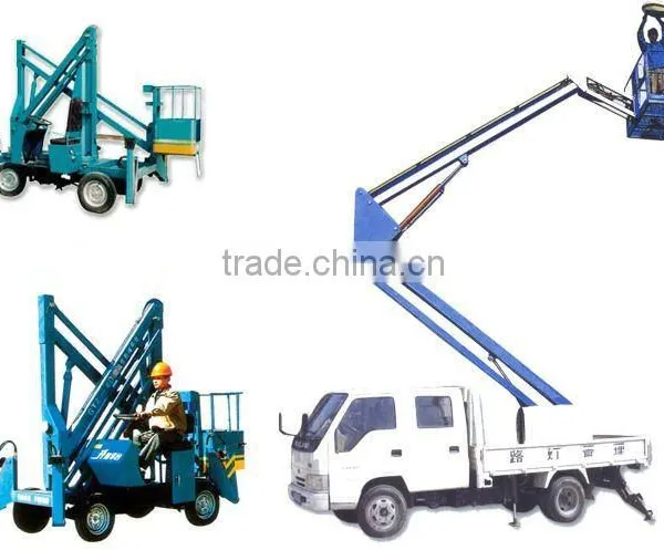 High Quality Vehicular Self-propelled Articulated Work Platform/hydraulic Vehicle Mounted Boom Lift Platform photo-6