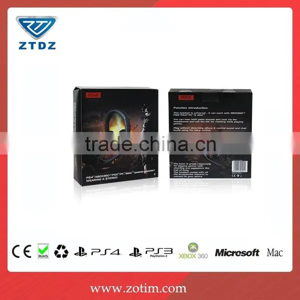 High Quality Fatory Price Video Game Accessory 4in 1wired Headset With MIC for PS4/XBOX360/PS3/PC photo-4