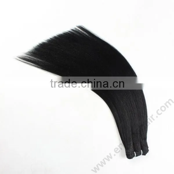 Hot Selling no Shedding Cheap Unprocessed Virgin Mongolian Light Yaki Hair photo-2