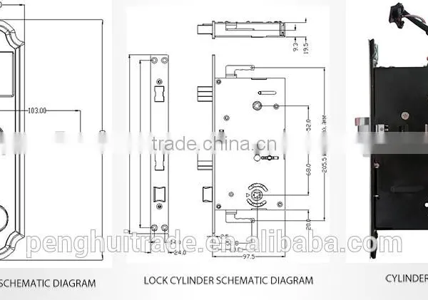 2016 Zinc Alloy Security Digital Remote Controlled Wireless Door Lock photo-6