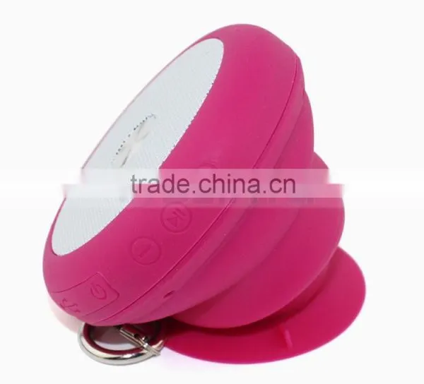 Outdoor Mini Shockprrof Waterproof Speakers Flexable Bluetooth Bathe Mushroom Cloud Speaker With Kaychain photo-4