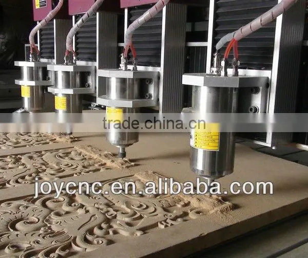 JOY Mini Wood CNC Router 4axis Multi Head Machine