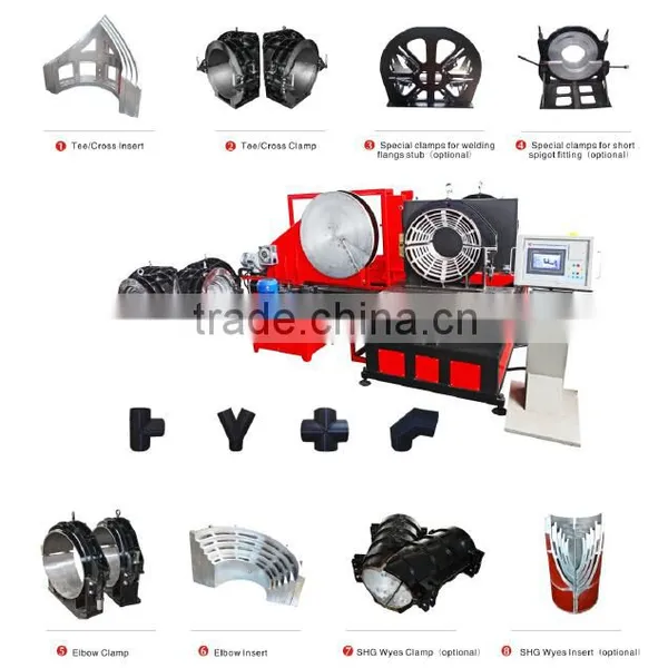 SHG630/315 Automatic Multi-angle Fitting Welding Machine to Manufacture Elbow, Tee,cross Fittings