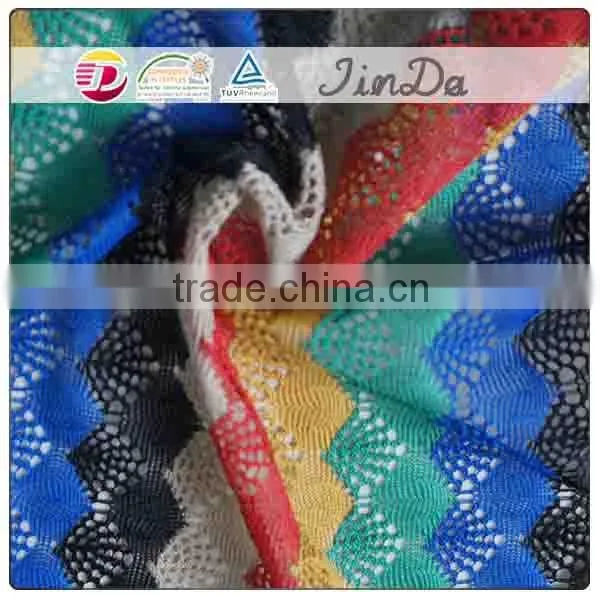 Beatiful Colorful Yarn Dyed Crochet Lace Design photo-3