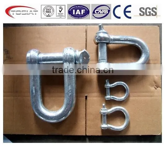 Electrial Galvanized European Standard D and Bow Shackle photo-2