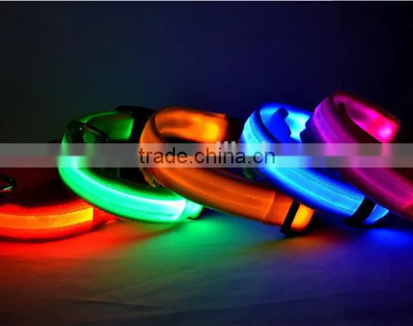 Pet LED Dog Collar LED Flashing Glow LED Dog Cat Collar photo-2
