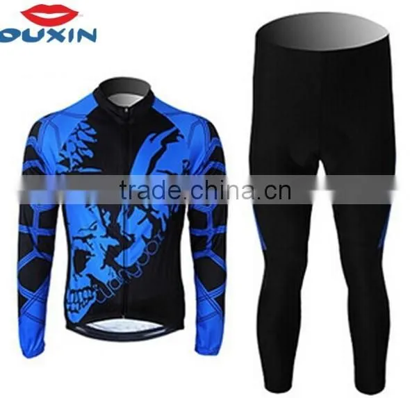 Long Sleeve Cycling Jacket/thermal Fleece Custom Cycling Clothing Winter, Sublimation Wholesale Sportswear Cycling Wear photo-4