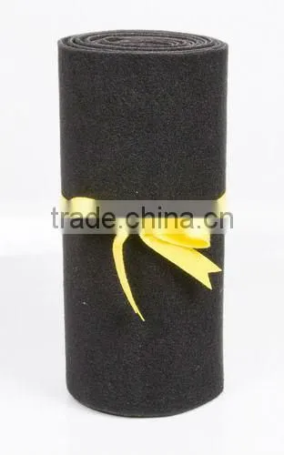 black non woven polyester interlining felt