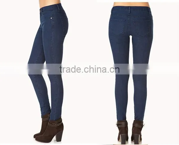 2014 New Arrival Fashion Design Wholesale Skinny 3 Colors Pencil Jeans for Woman Quality Choice photo-2