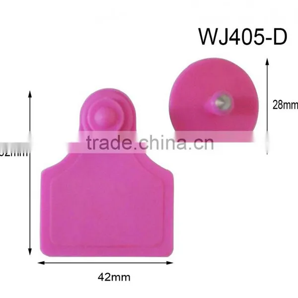 WJ405-DF Insured Style Ear Tag for Blue Pig 52x42mm photo-5
