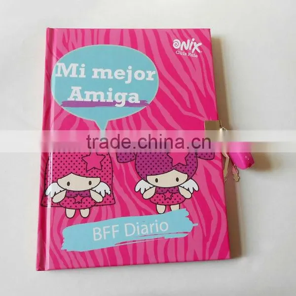 Personalized Notebook Printing Office Notebook With Lock and Key photo-2