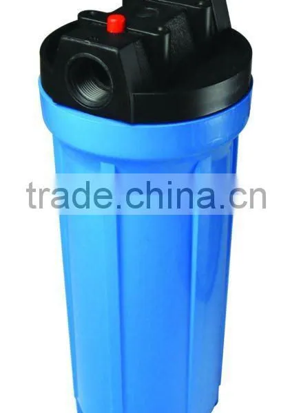 10'' Slim Blue Water Filter Housing(brass/plastic Port) photo-2