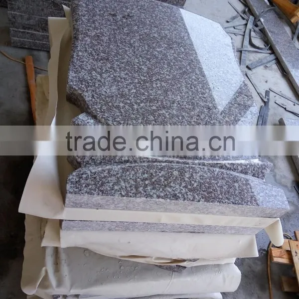 G664 Granite Cheap Granite Headstone photo-4