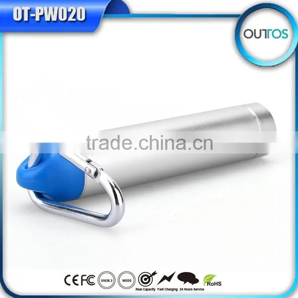 Portable Carabiner Aluminum Hook Power Bank 2200mAh 2600mah 2800mah Quality Choice photo-4