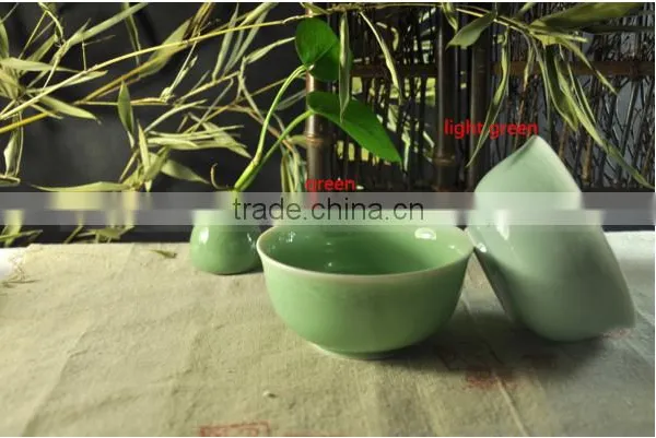 High-end Celadon Bowls Plum Green Of The Atmosphere YS-001 photo-5