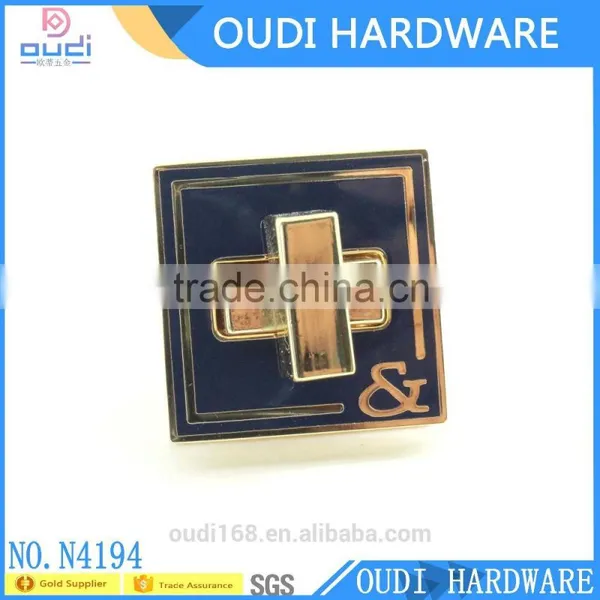 Custom Fashion Metal Bag Twist Lock Fasteners photo-2