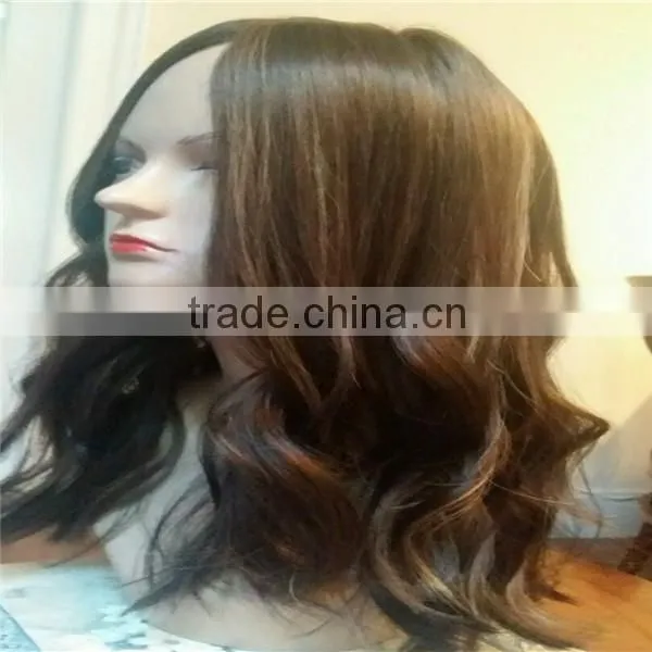 New Style Black European Hair Jewish Wig Kosher Wigs 18 Inch photo-4