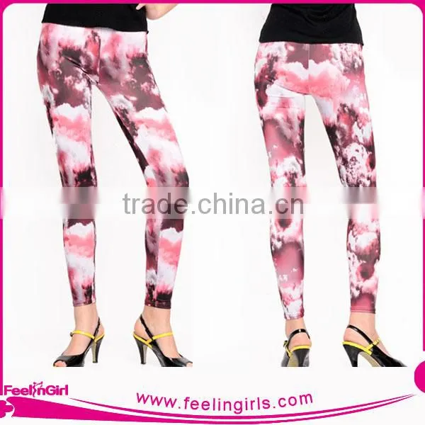 New Arrival Sports Wears Women Sexy Fitness Wear Galaxy Leggings photo-5