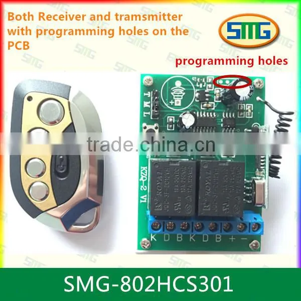 SMG-802HCS301 12V 2ch Remote Controller With Programming Pads photo-2