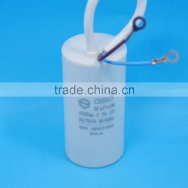 20 UF AC Motor Run Capacitor, Water Pump Capacitor,CBB60
