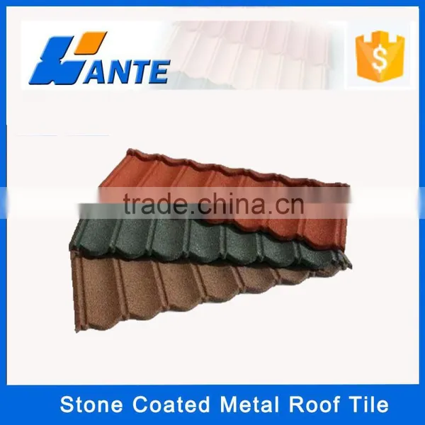 2015 Trade Assurancestone Coated Building Roof Material ,stone Coated Metal Roof Tile photo-4