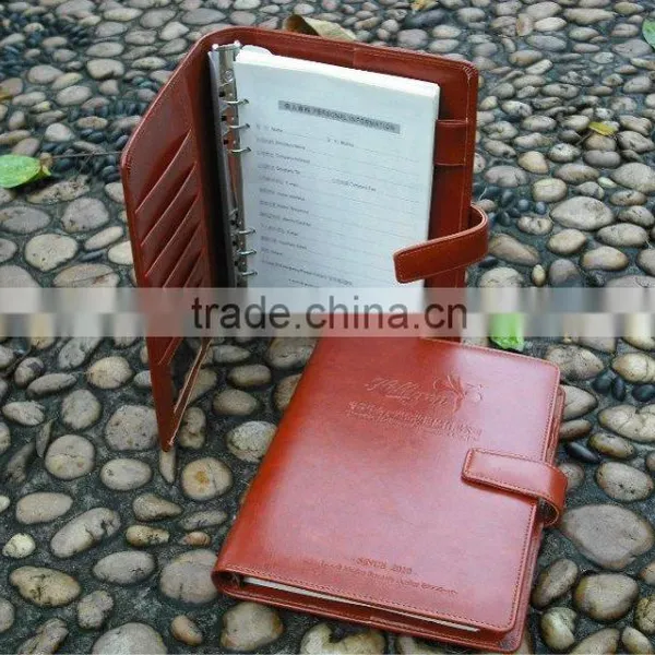 Leather A4 Writing Agenda, Document Holder File Folder photo-2