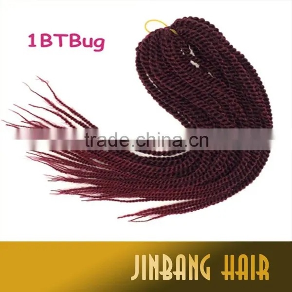 Afro Kinky Braids Synthetic Braiding Hair Senegalese Twist Hair Crochet Braid Hair Extensions photo-4