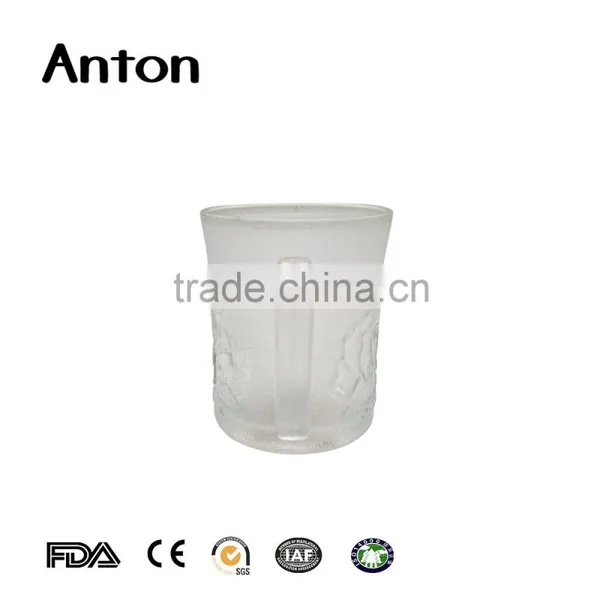 8oz 2016 Newest Style Glass Cup Hot Sell Glass Cup Bottle Frost Glass Bottle photo-2