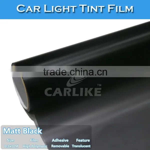 CARLIKE High Quality Matt Black Car Tint Film PVC Sticker photo-3
