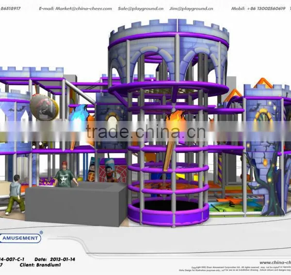 Cheer Amusement Castle Themed Indoor Playground Equipment photo-2