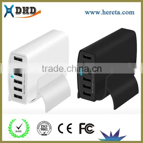 Portable New Style 6 Ports Mobile Phone Charger Cell Phone Quick Charger