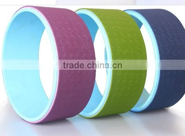 40x15cm Size Factory Wholesale Different Colors Back Training PVC Yoga Wheel photo-2