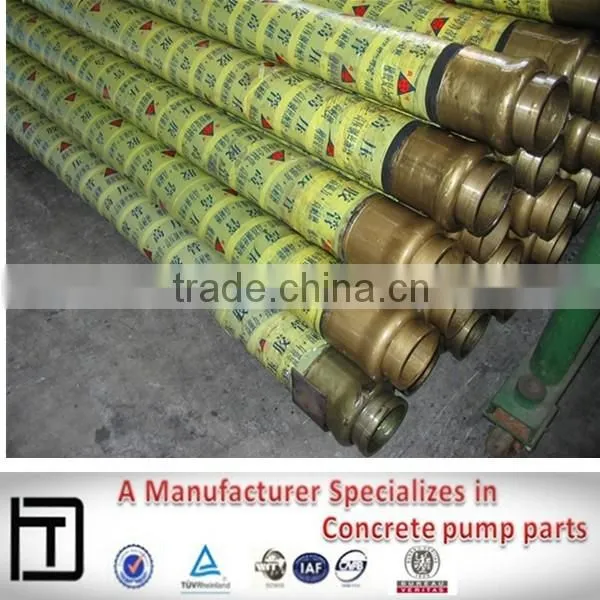 5"x3000mmx2 Ends Steel Wire Reinforcement Pump Truck Rubber Hose photo-4