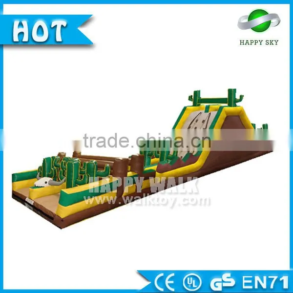 Best Selling Inflatable Joust! 0.55mm PVC 12*4m Cheap Inflatable Obstacle Course, Adult Inflatbale Obstacle for Sale photo-5