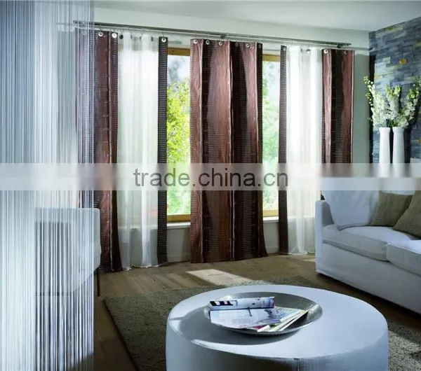 New Fashion Pleated Turkish Curtain Double Curtain Rod String Curtain