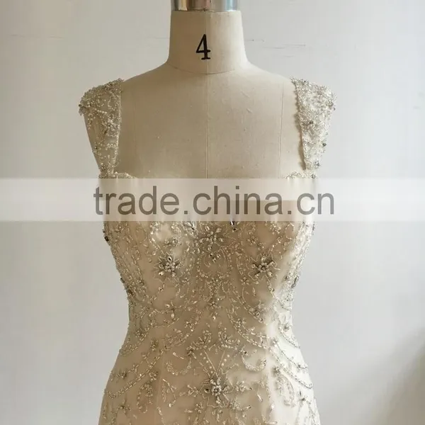 Guangzhou Factory Real Sample Latest China Custom Made Wedding Dress photo-6