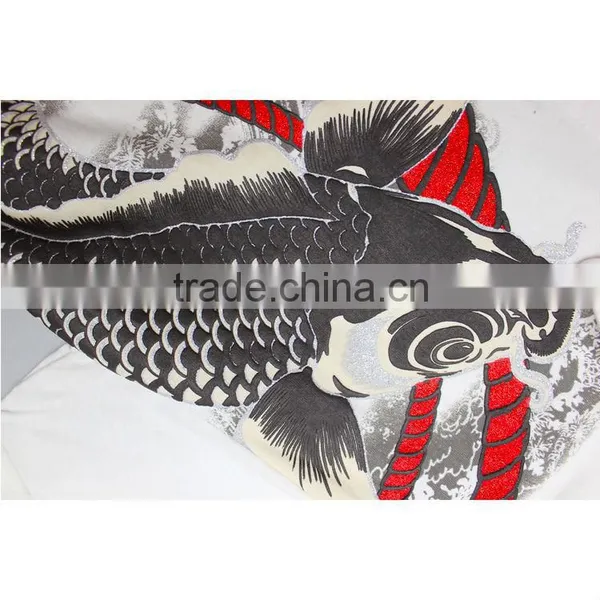 Water Silkscreen Printing Polo t Shirt Custom Made Fish Clothing photo-6
